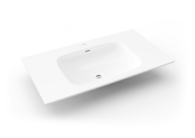 中国制造商的住宅热成型集成洗手盆